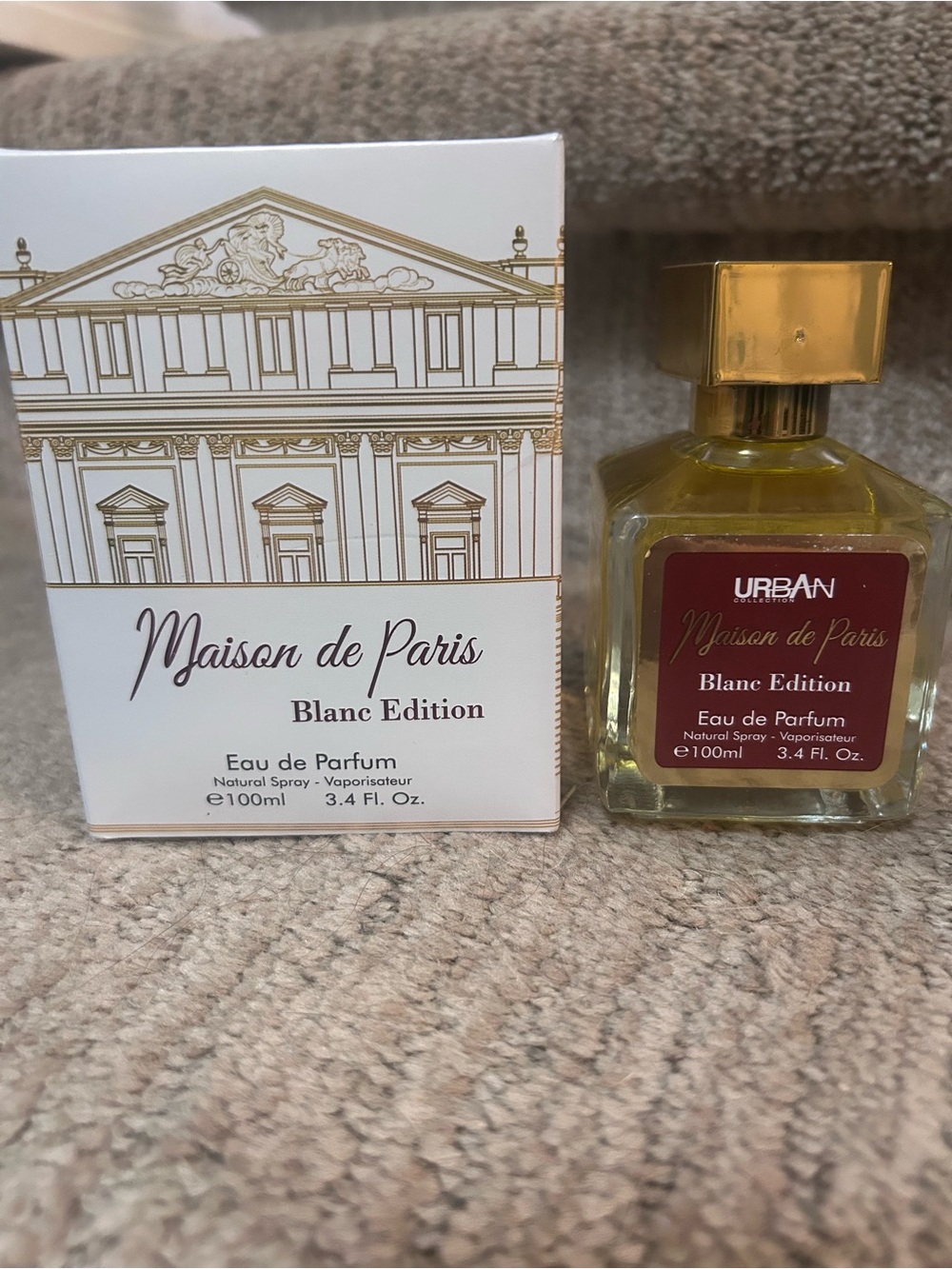 Urban Outfitters Maison de Paris Blanc Edition Eau de Parfum - Gold/White